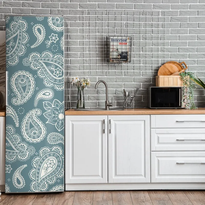 Naklejka na lodówkę intymny monochromatyczny portret – Wallissimo®