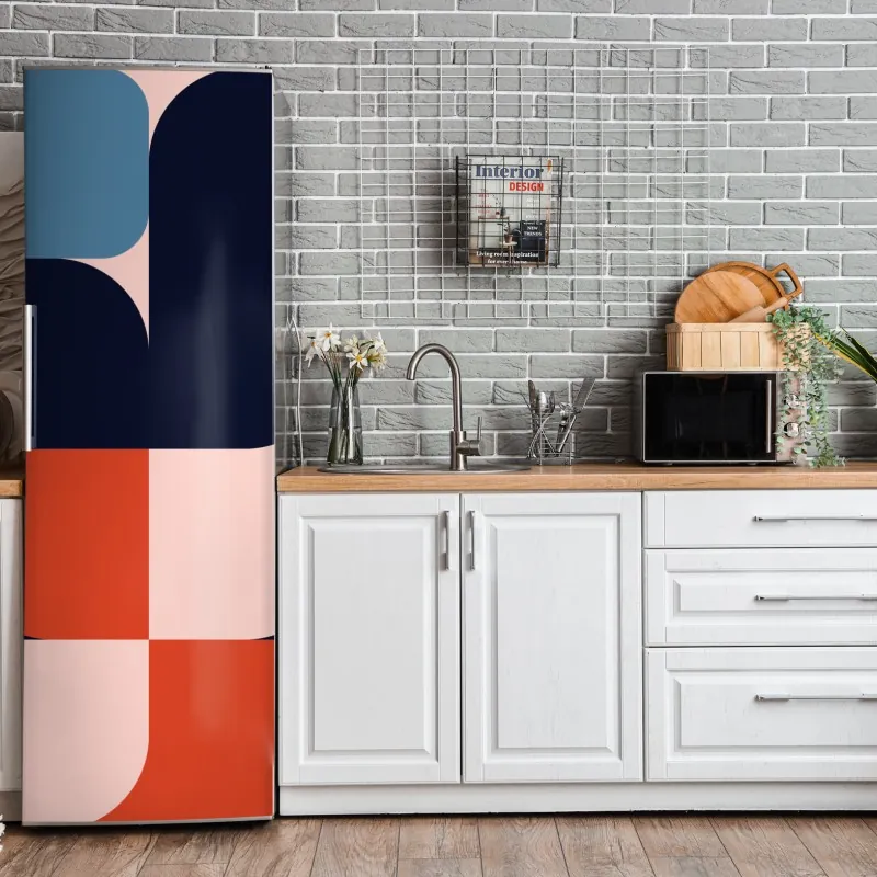 Naklejka na lodówkę intensywny portret goryla w czerni i bieli – Wallissimo®