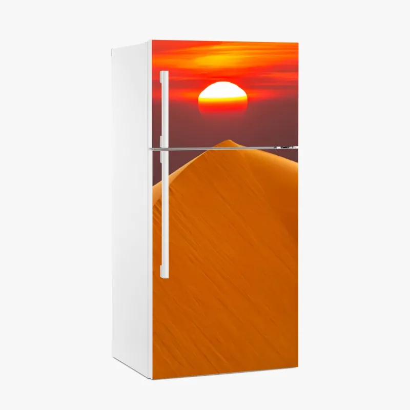 Naklejka na lodówkę zabawny wzór z zebrami – Wallissimo®