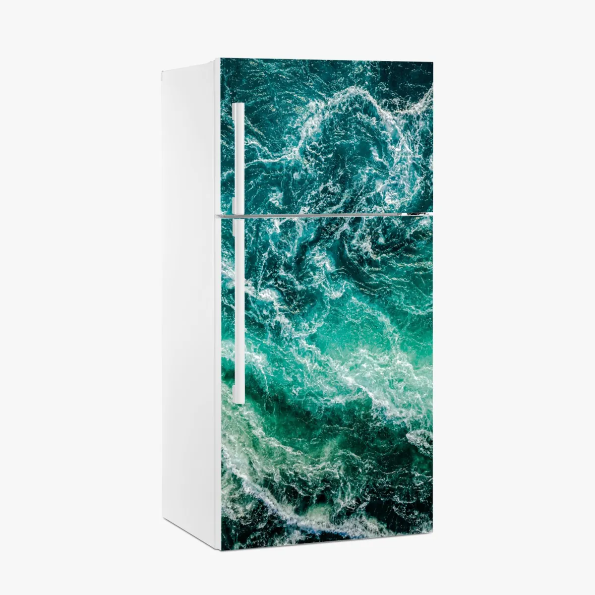 Naklejka na lodówkę wirujące wody Saltstraumen, Norwegia – Wallissimo® Naklejka na lodówkę wirujące wody Saltstraumen, Norwegia – Wallissimo®