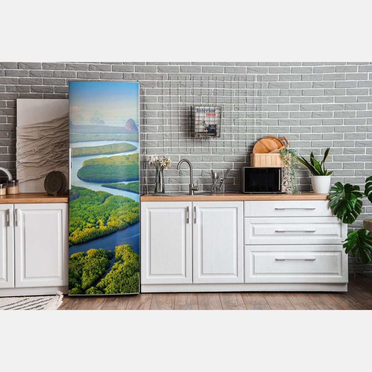 Naklejka na lodówkę wschód słońca nad Zatoką Phang Nga – Wallissimo® Naklejka na lodówkę wschód słońca nad Zatoką Phang Nga – Wallissimo®