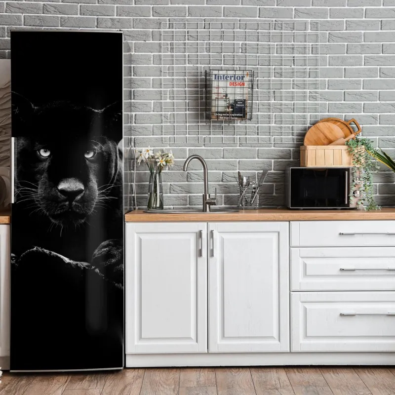 Naklejka na lodówkę zachód słońca nad wydmami Grace Bay – Wallissimo®