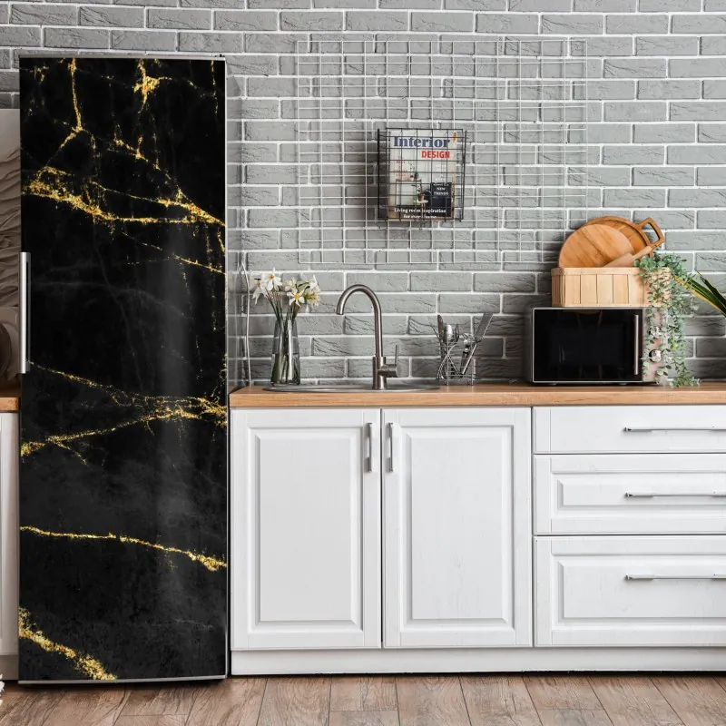 Naklejka na lodówkę burzliwe wybrzeże Islandii panorama – Wallissimo®