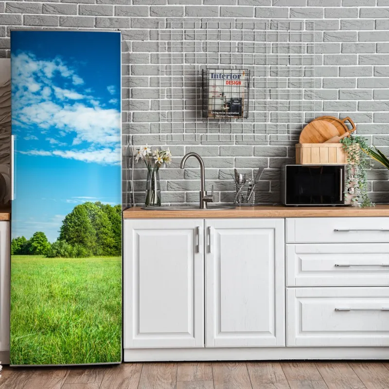 Naklejka na lodówkę intymny monochromatyczny portret – Wallissimo®