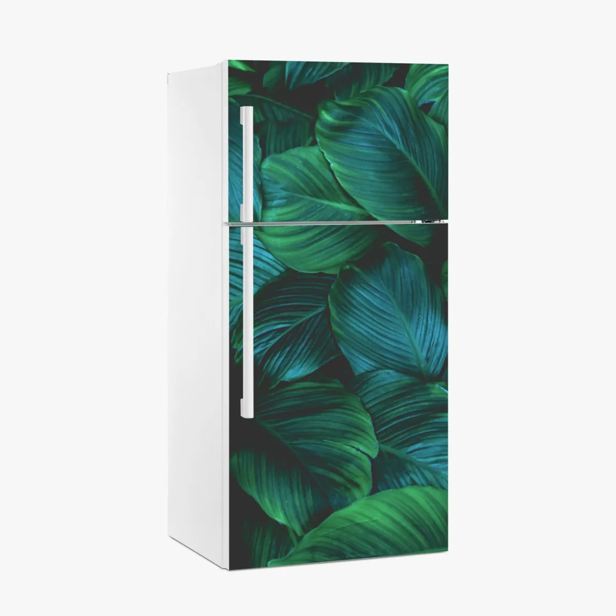 Naklejka na lodówkę bujne tropikalne liście – Wallissimo® Naklejka na lodówkę bujne tropikalne liście – Wallissimo®