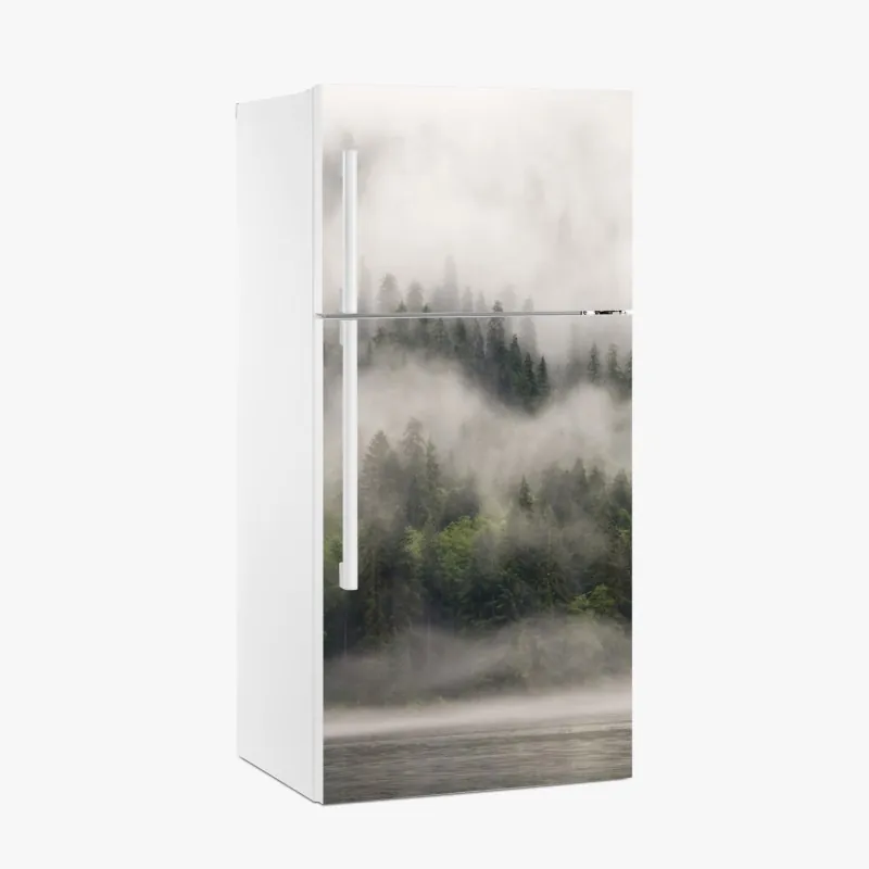 Naklejka na lodówkę nowoczesny geometryczny wzór architektoniczny – Wallissimo®