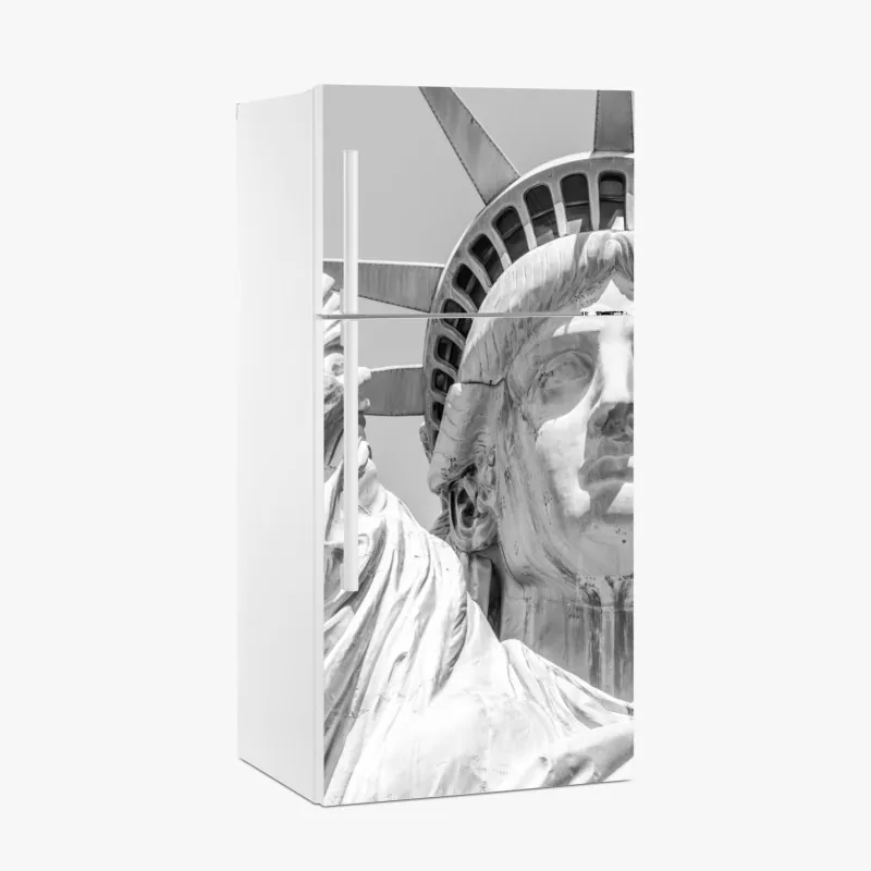 Naklejka na lodówkę delikatny różany wzór w pastelowych odcieniach – Wallissimo®