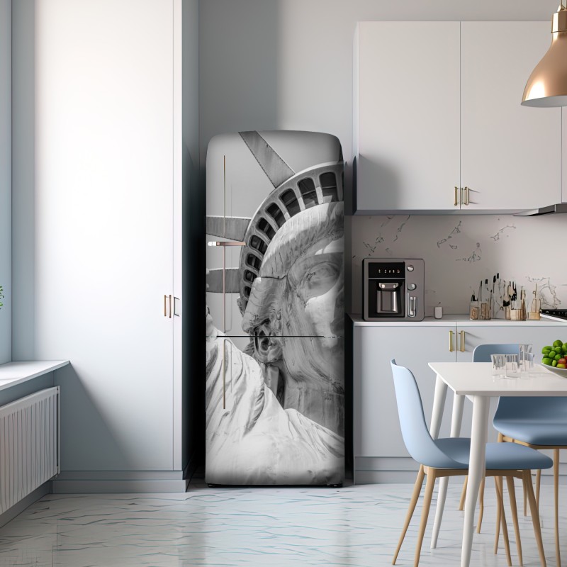 Naklejka na lodówkę Statua Wolności z bliska – Wallissimo® Naklejka na lodówkę Statua Wolności z bliska – Wallissimo®
