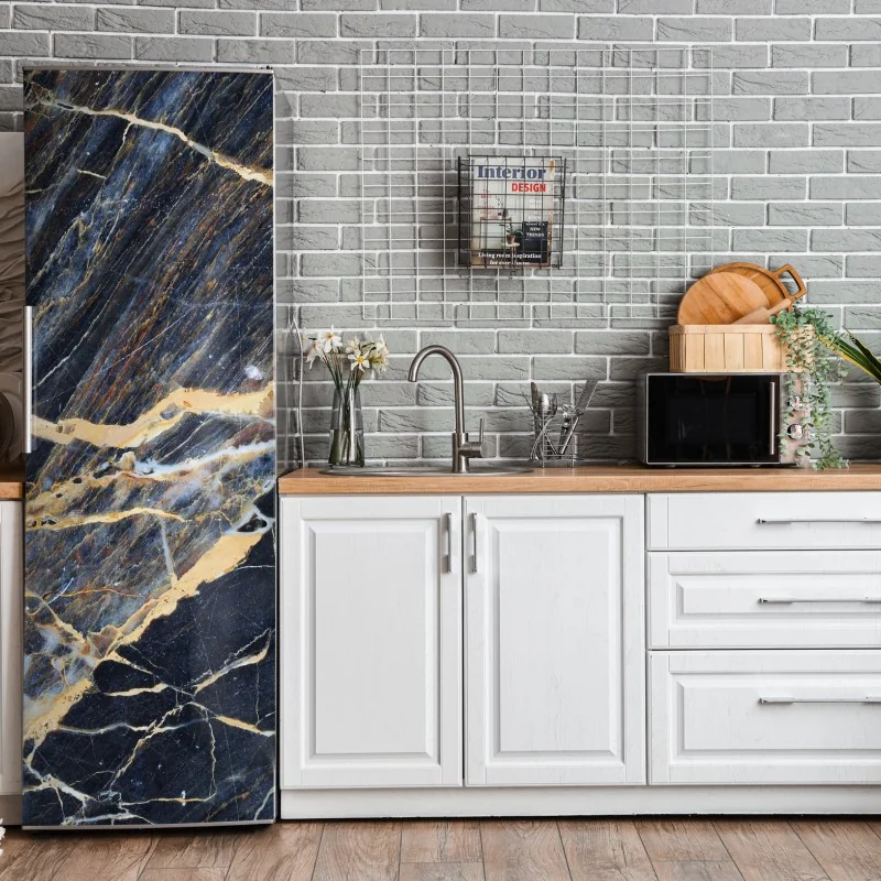 Naklejka na lodówkę zachód słońca nad wydmami Grace Bay – Wallissimo®