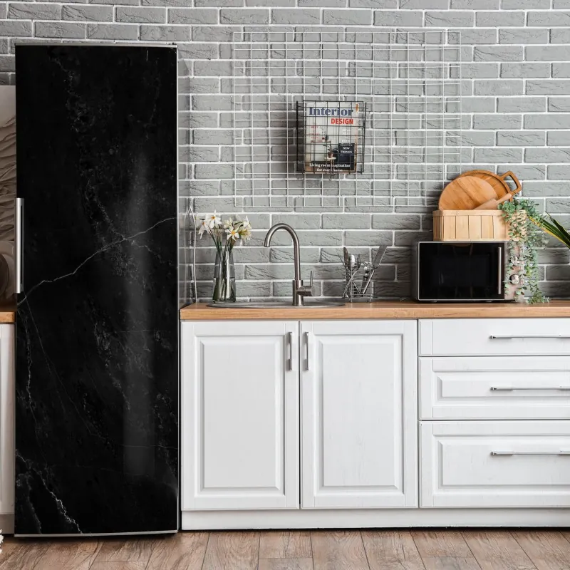 Naklejka na lodówkę dramatyczny szary krajobraz chmur – Wallissimo®