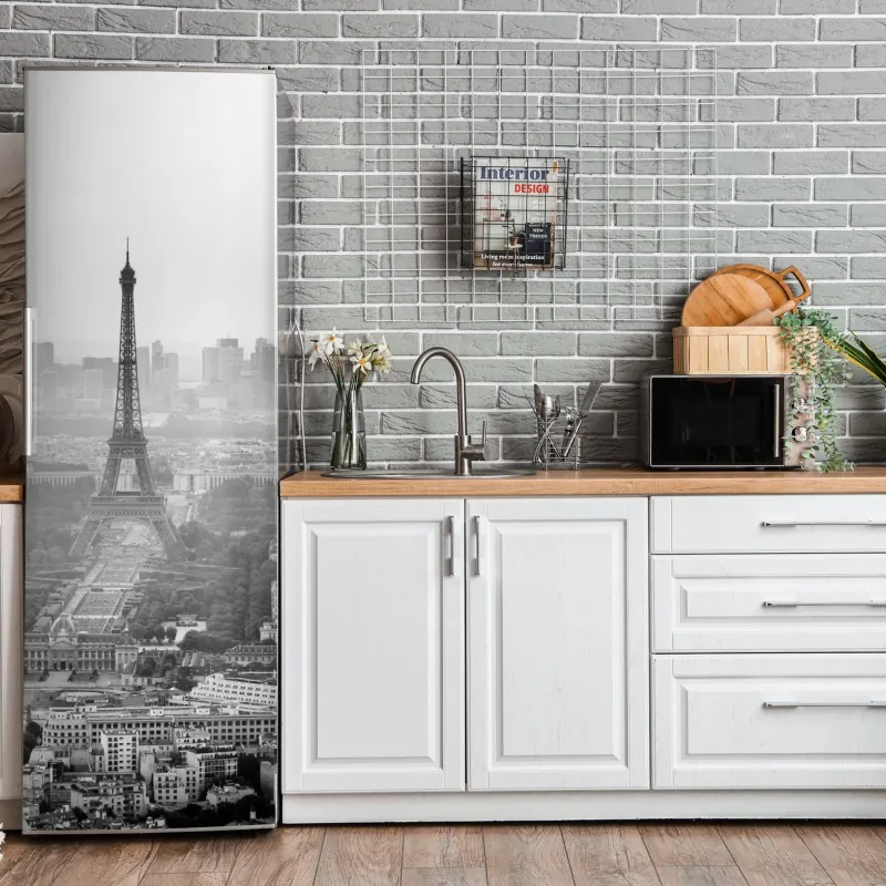 Naklejka na lodówkę pastelowy wzór muszelkowy – Wallissimo®