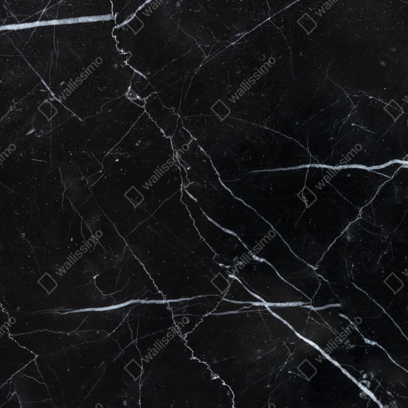 Naklejka na lodówkę czarny marmur marquina do nowoczesnych wnętrz – Wallissimo® Naklejka na lodówkę czarny marmur marquina do nowoczesnych wnętrz – Wallissimo®