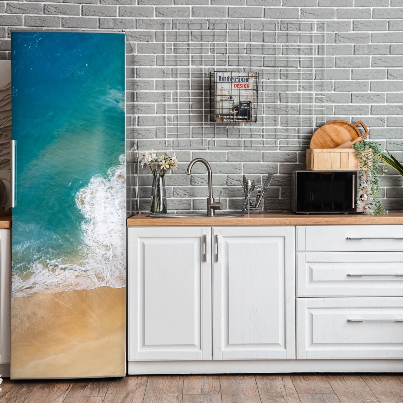 Naklejka na lodówkę słoneczne wybrzeże Amalfi – Wallissimo®