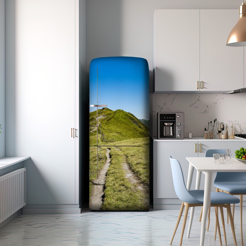 Naklejka na lodówkę kręty szlak w Zillertalu – Wallissimo® Naklejka na lodówkę kręty szlak w Zillertalu – Wallissimo®