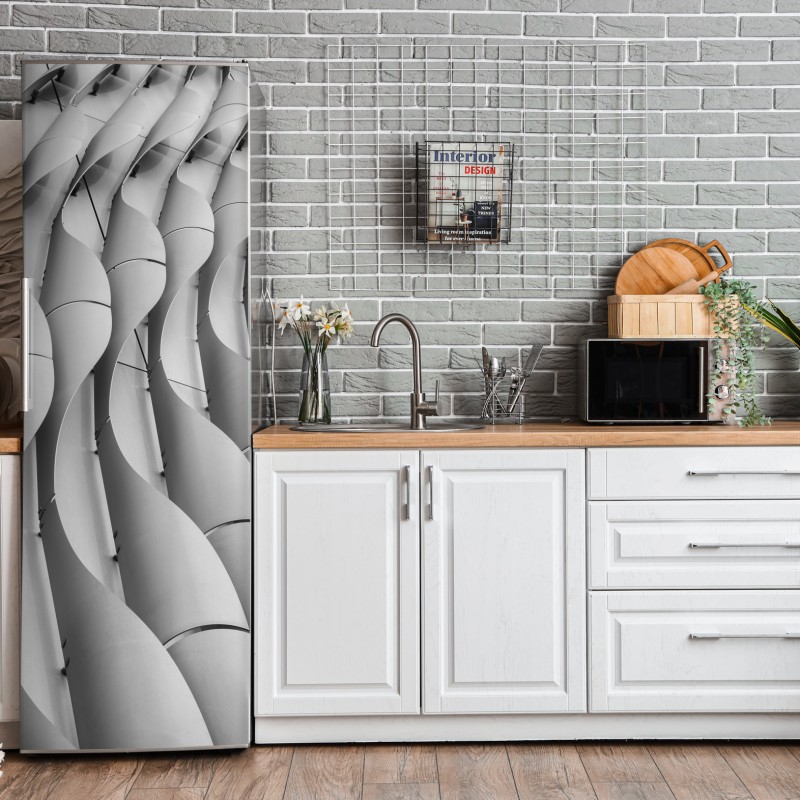 Naklejka na lodówkę Polskie pole rzepaku pod błękitnym niebem – Wallissimo®