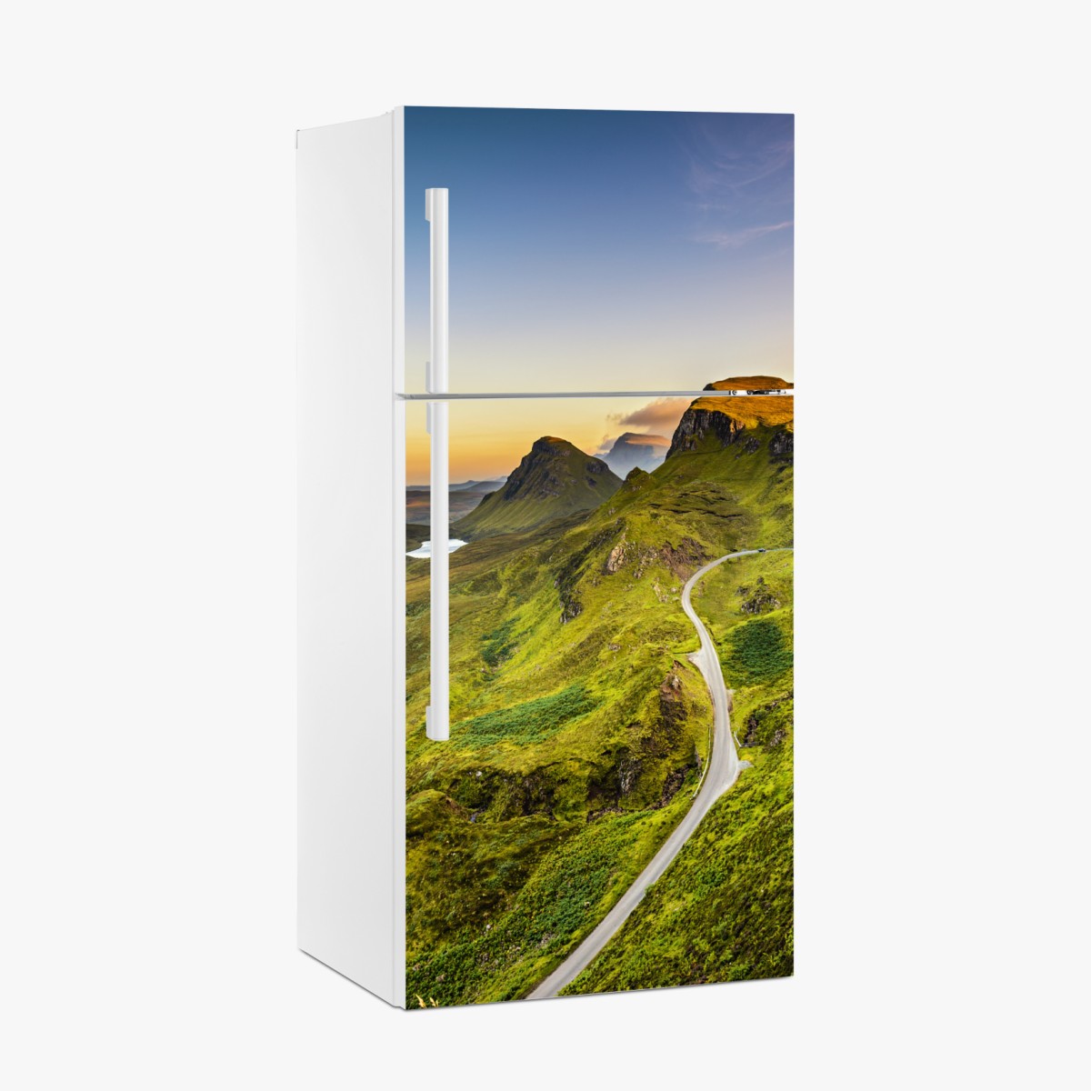 Fridge sticker sunset over Quiraing, Isle of Skye