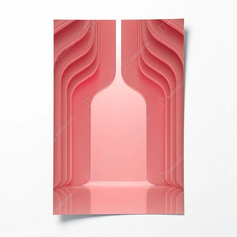 Plakat ponadczasowy czarno-biały geometryczny wzór – Wallissimo®