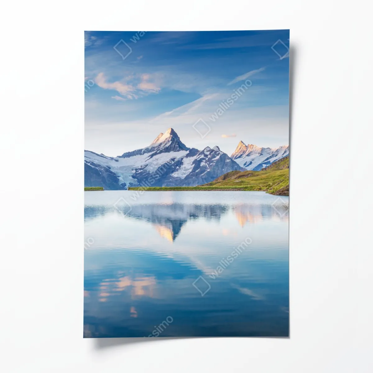 Plakat majestatyczne odbicie Alp przy Bachalpsee – Wallissimo® Plakat majestatyczne odbicie Alp przy Bachalpsee – Wallissimo®