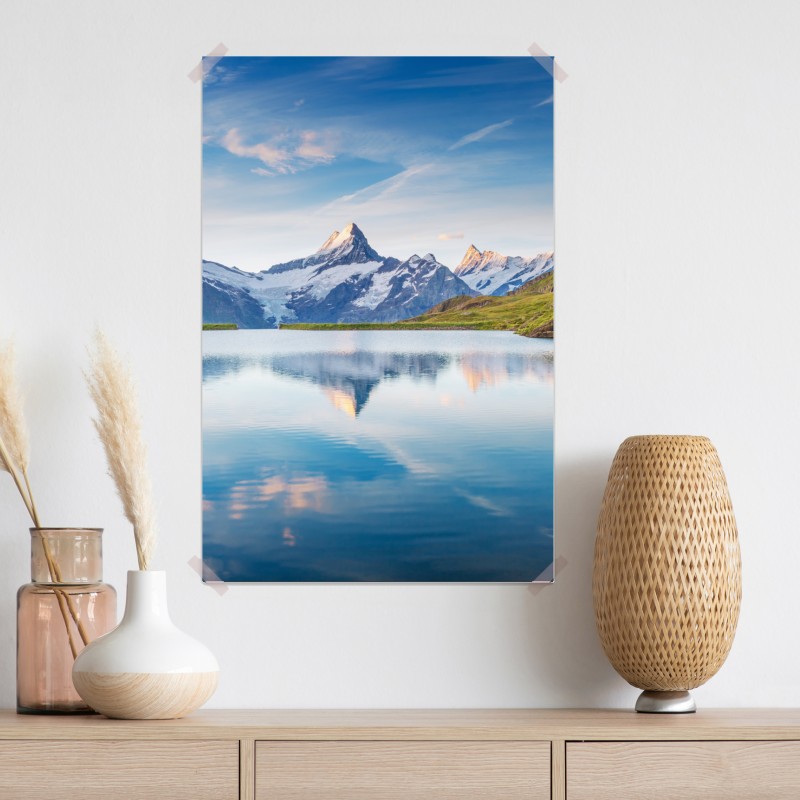 Plakat majestatyczne odbicie Alp przy Bachalpsee – Wallissimo® Plakat majestatyczne odbicie Alp przy Bachalpsee – Wallissimo®