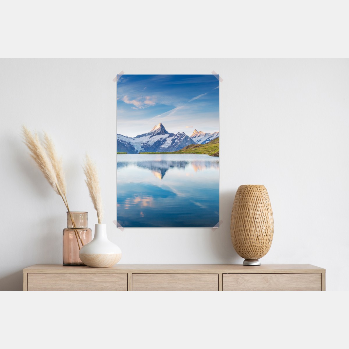 Plakat majestatyczne odbicie Alp przy Bachalpsee – Wallissimo® Plakat majestatyczne odbicie Alp przy Bachalpsee – Wallissimo®