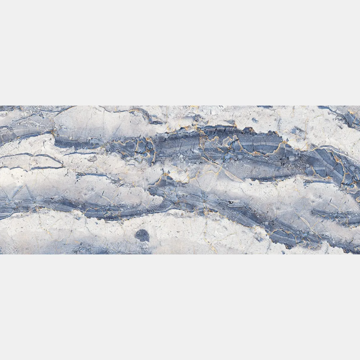 Plakat niebieski marmur ze złotymi żyłami – Wallissimo® Plakat niebieski marmur ze złotymi żyłami – Wallissimo®