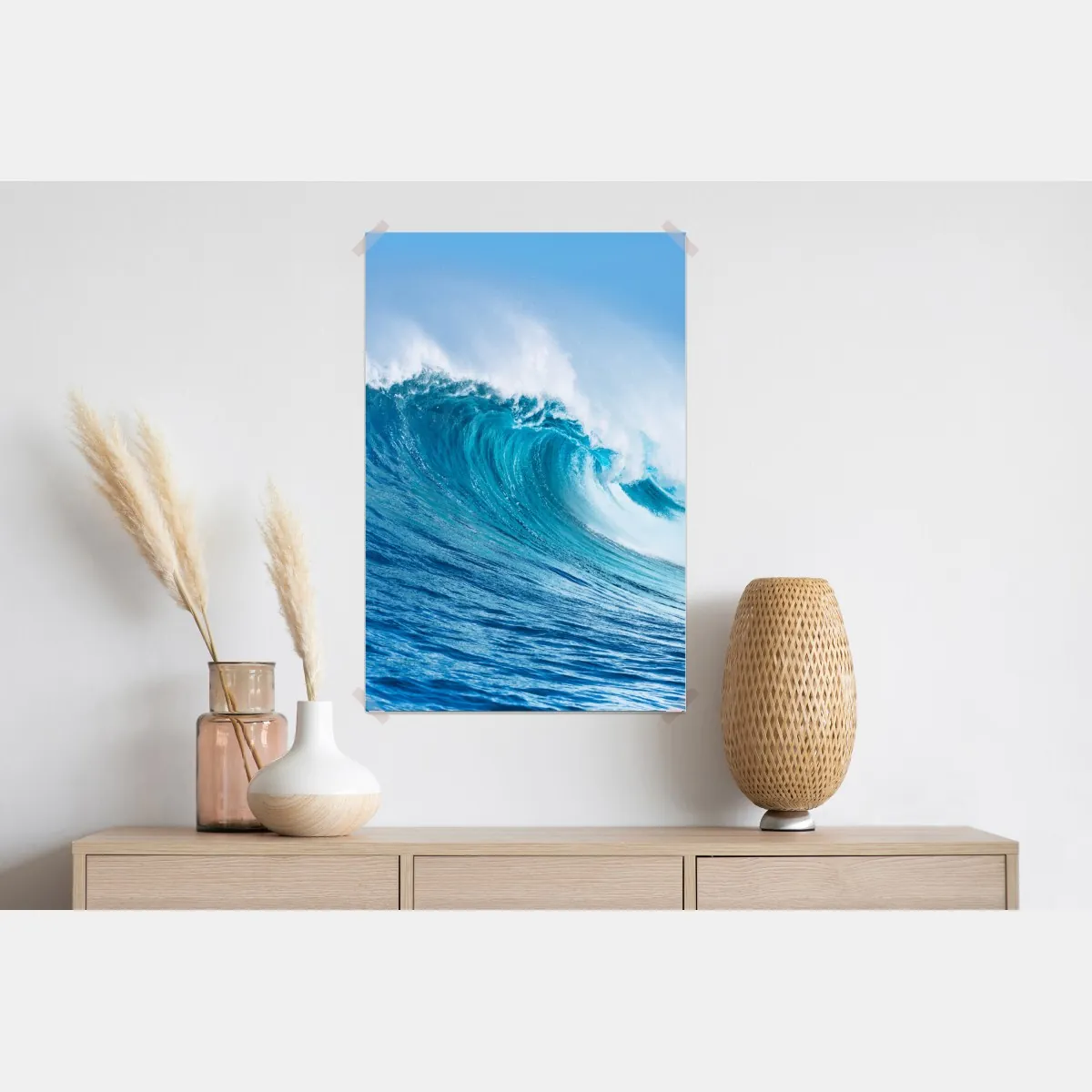 Plakat majestatyczna turkusowa fala oceaniczna – Wallissimo® Plakat majestatyczna turkusowa fala oceaniczna – Wallissimo®