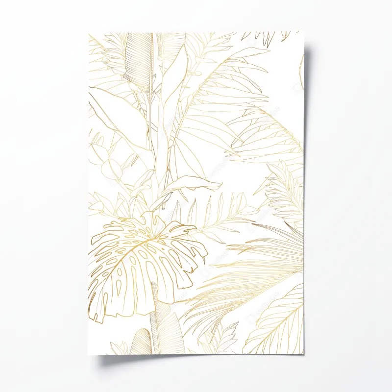 Plakat zachód słońca nad jeziorem z sitowiem w sylwecie – Wallissimo®