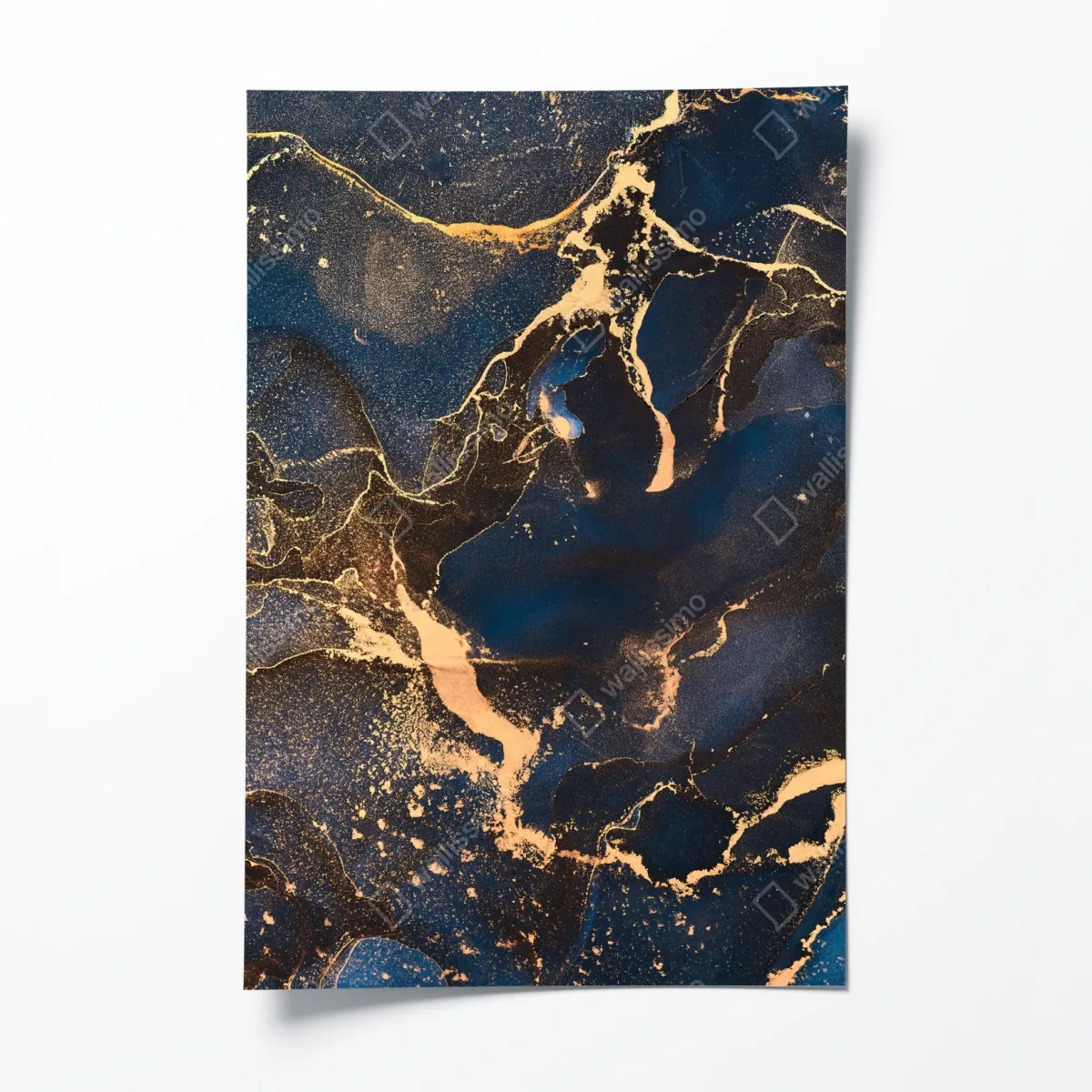 Plakat nocny marmur ze złotymi żyłkami – Wallissimo® Plakat nocny marmur ze złotymi żyłkami – Wallissimo®