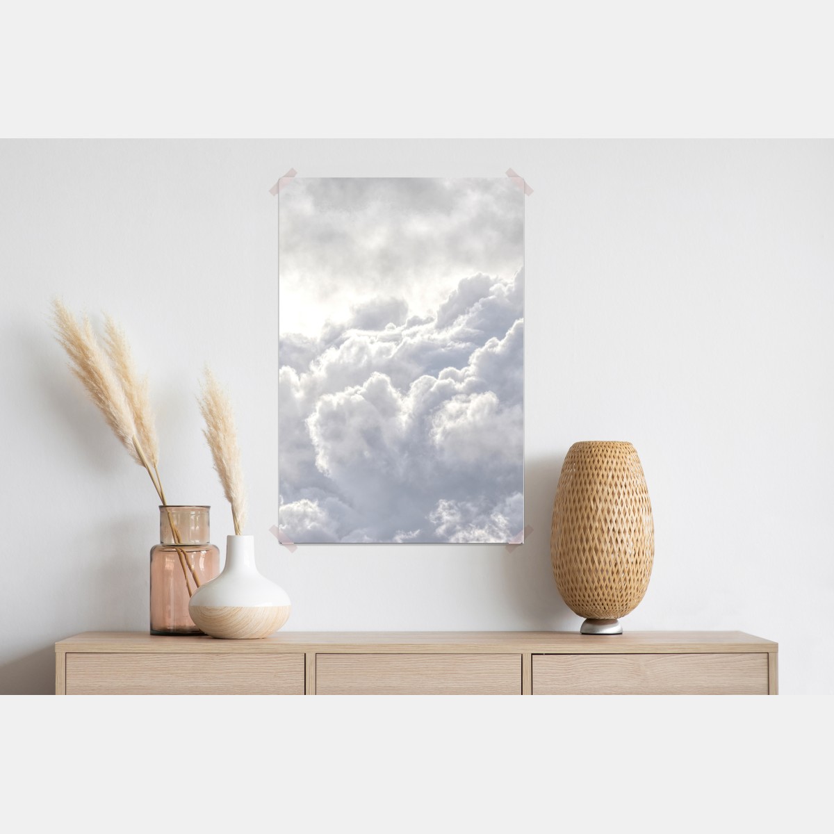 Plakat eteryczny pejzaż chmur – Wallissimo® Plakat eteryczny pejzaż chmur – Wallissimo®