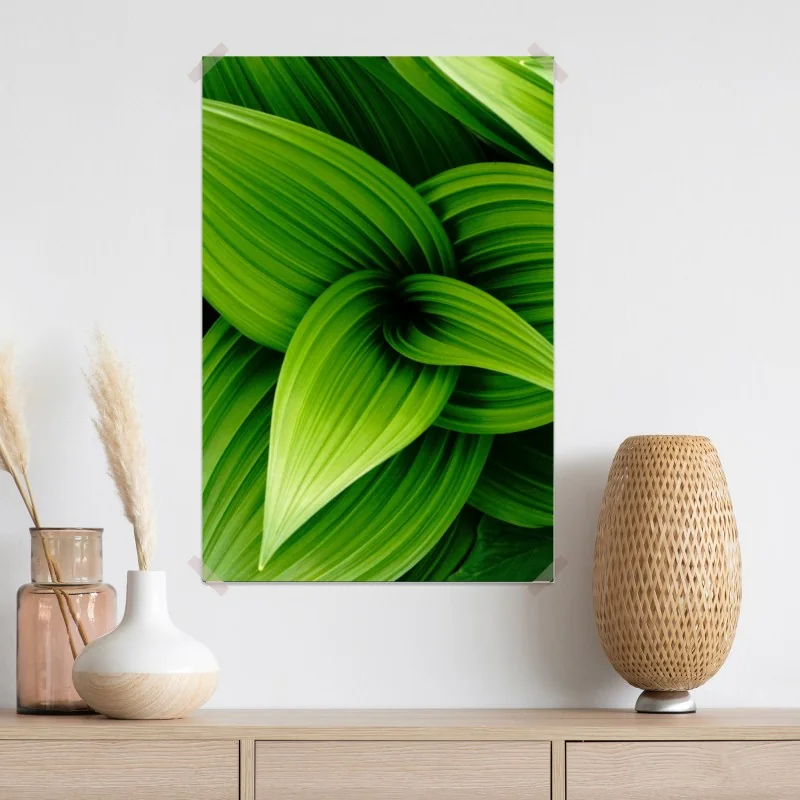 Plakat gęste zielone liście – Wallissimo® Plakat gęste zielone liście – Wallissimo®