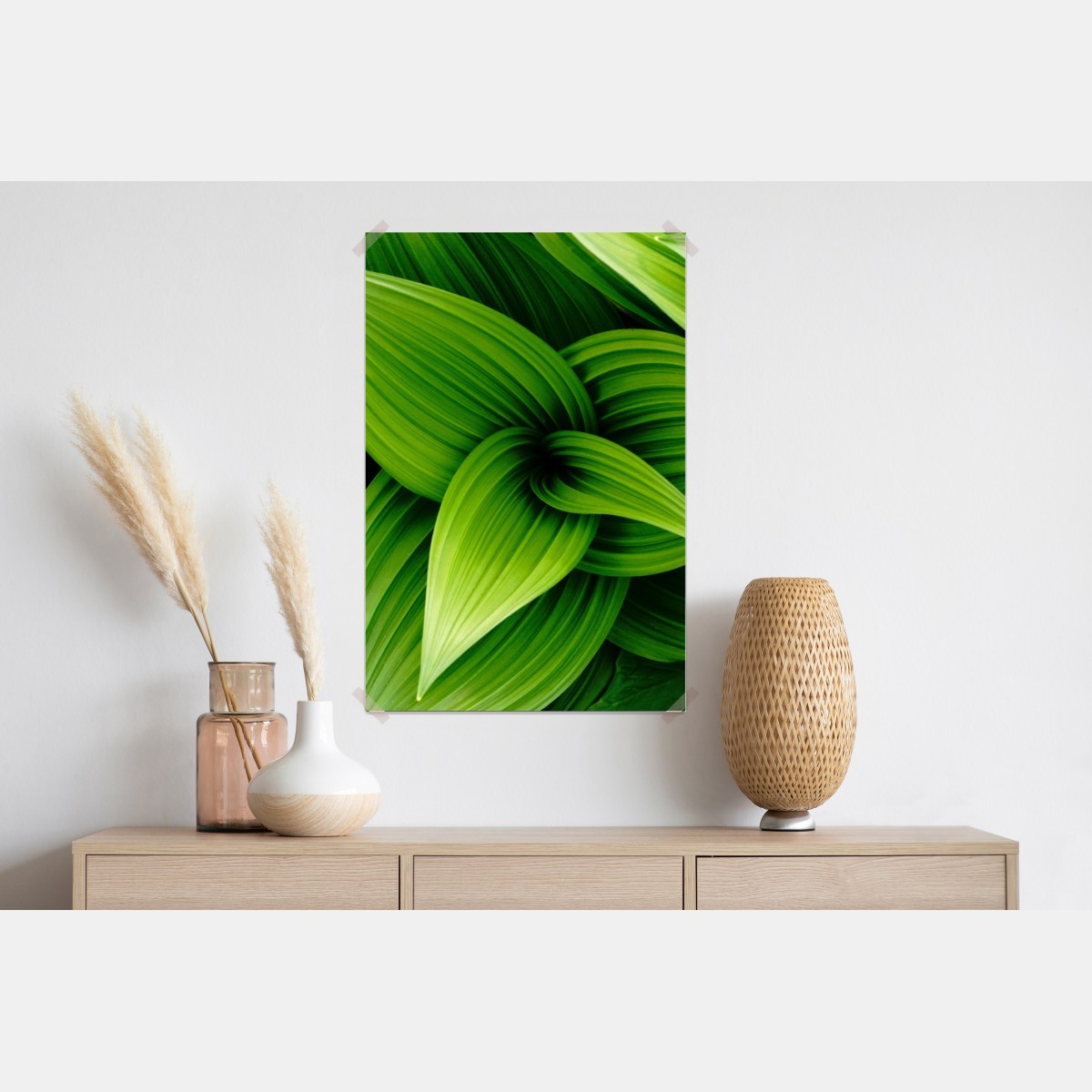 Plakat gęste zielone liście – Wallissimo® Plakat gęste zielone liście – Wallissimo®