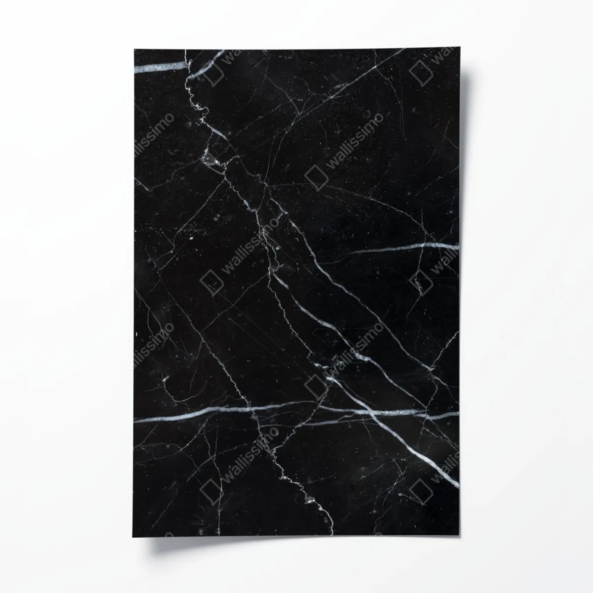 Plakat czarny marmur marquina do nowoczesnych wnętrz – Wallissimo® Plakat czarny marmur marquina do nowoczesnych wnętrz – Wallissimo®