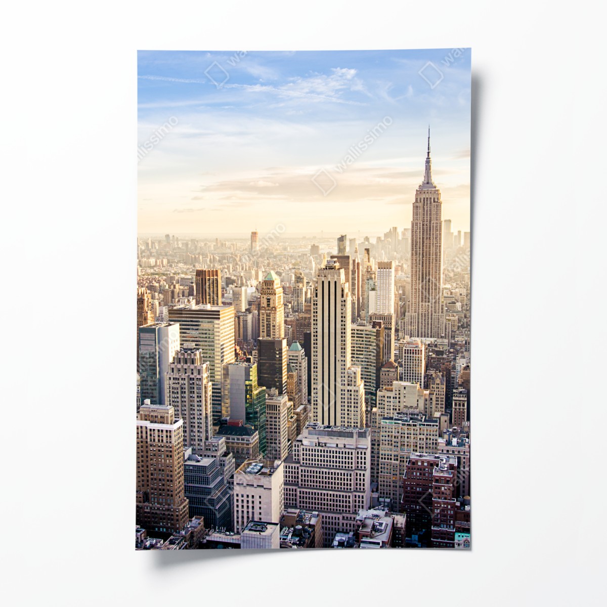 Poster New York skyline at sunrise
