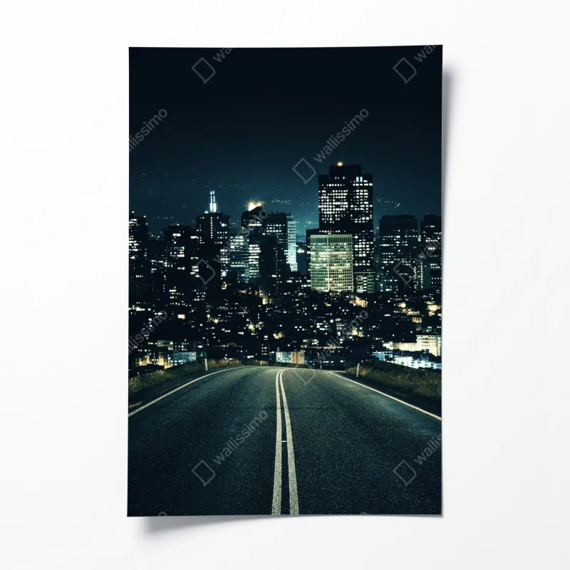 Plakat delikatne zbliżenie nasion dmuchawca czarno-białe – Wallissimo®