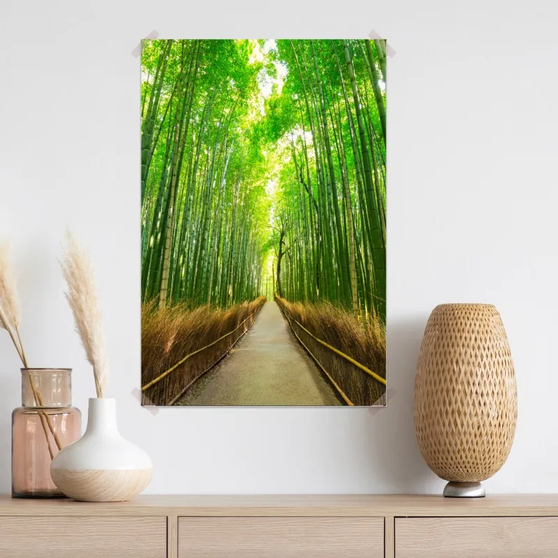 Plakat spokojna ścieżka bambusowa w Kioto – Wallissimo® Plakat spokojna ścieżka bambusowa w Kioto – Wallissimo®