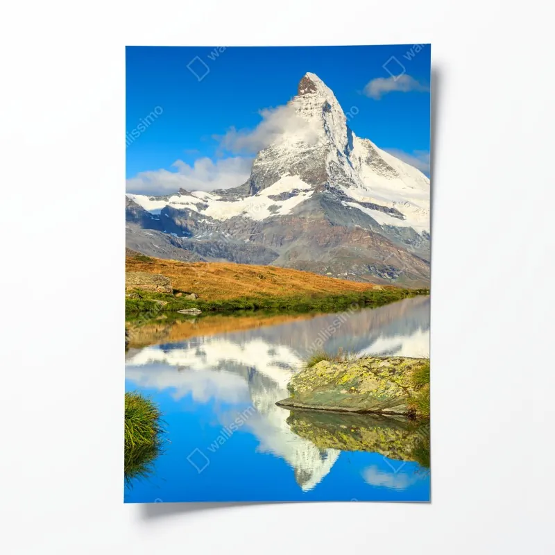 Plakat akwarelowy wzór jarzębiny – Wallissimo®