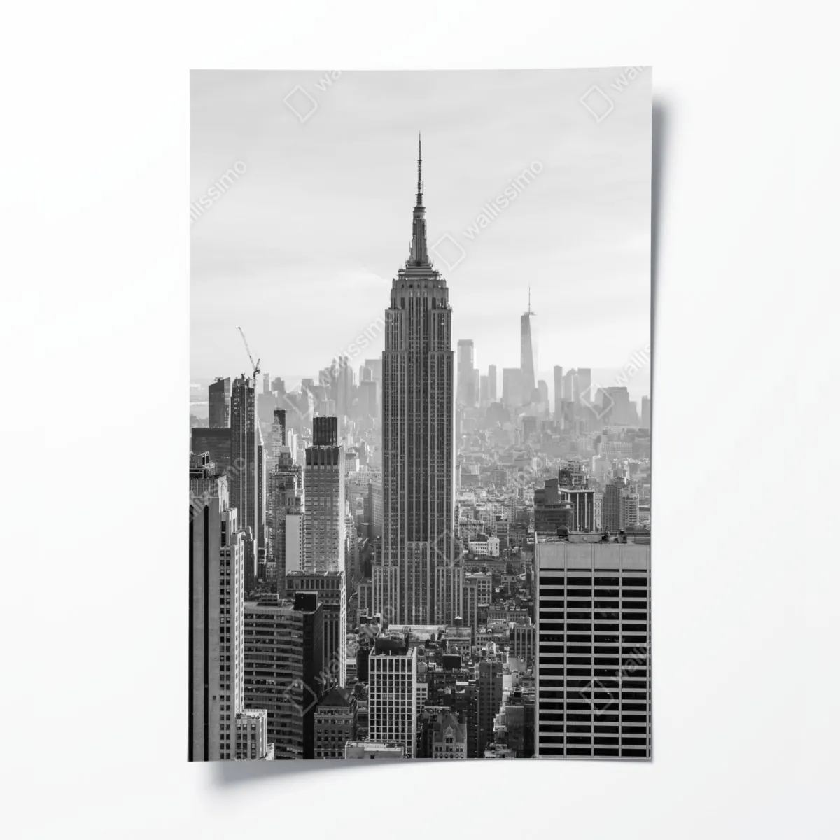 Plakat Nowy Jork panorama w czerni i bieli – Wallissimo® Plakat Nowy Jork panorama w czerni i bieli – Wallissimo®