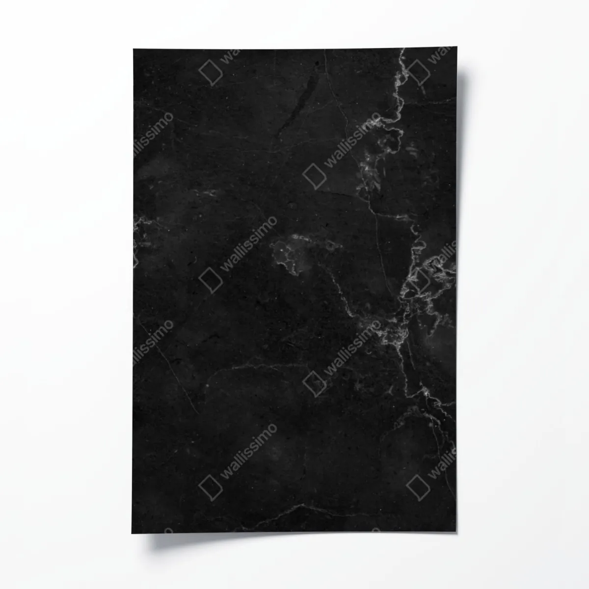 Plakat czarna faktura marmuru – Wallissimo® Plakat czarna faktura marmuru – Wallissimo®