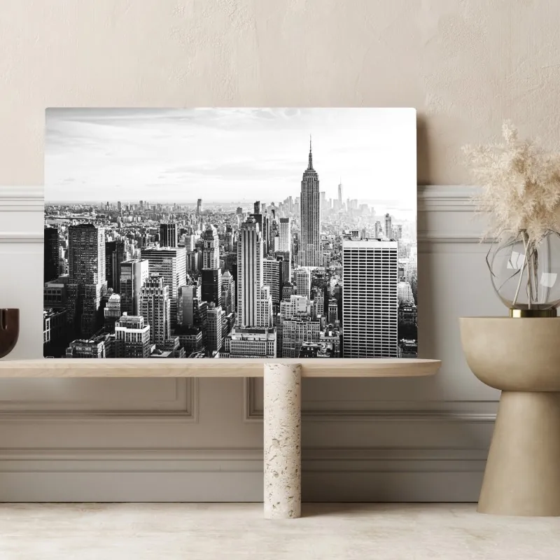 Obraz na płótnie Nowy Jork panorama w odcieniach szarości – Wallissimo® Obraz na płótnie Nowy Jork panorama w odcieniach szarości – Wallissimo®