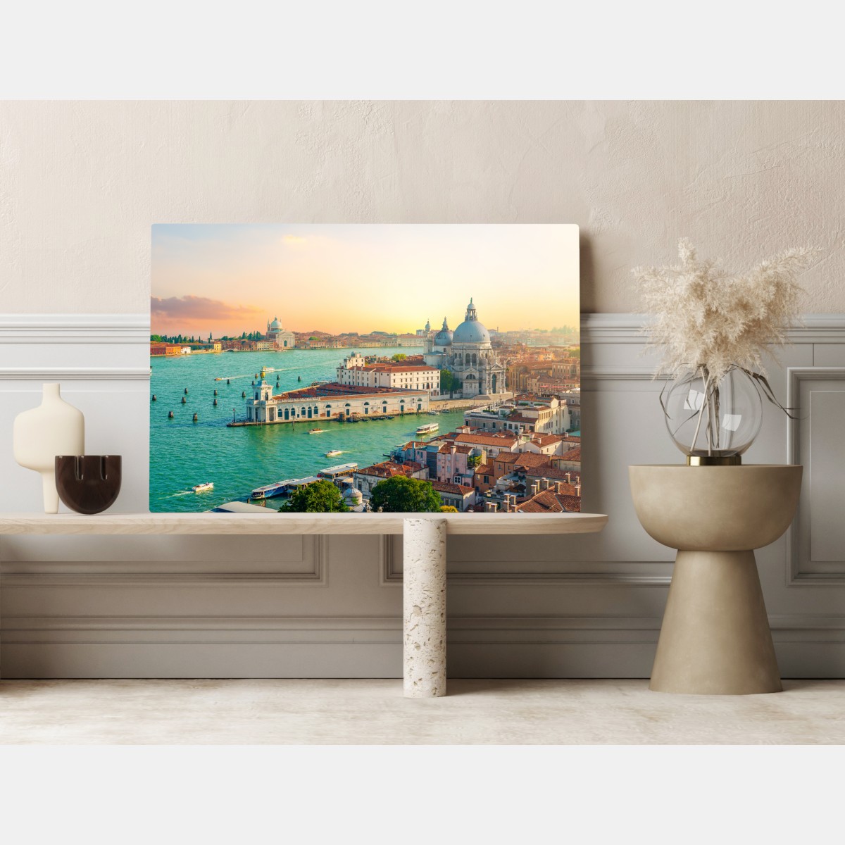 Obraz na płótnie zachód słońca nad Wenecją – Wallissimo® Obraz na płótnie zachód słońca nad Wenecją – Wallissimo®