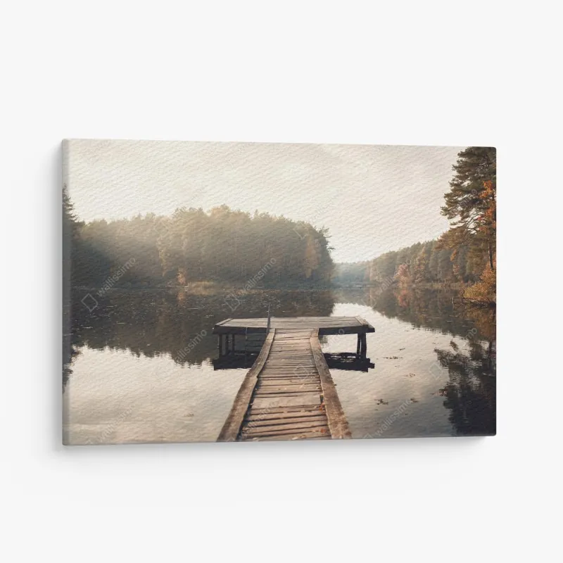 Obraz na płótnie niekończąca się droga przez pustynię do gór – Wallissimo®