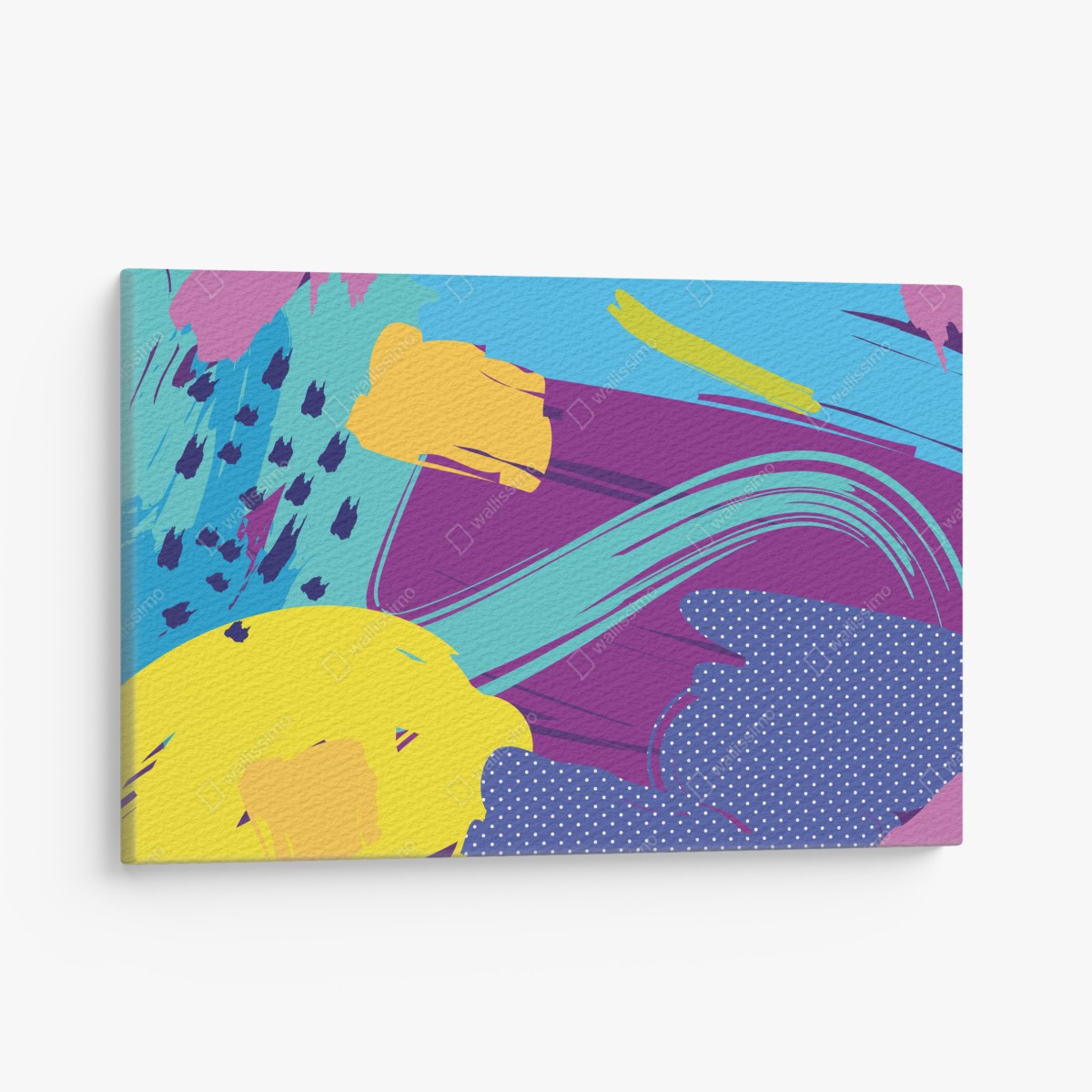 Canvas print vibrant abstract pop-art composition