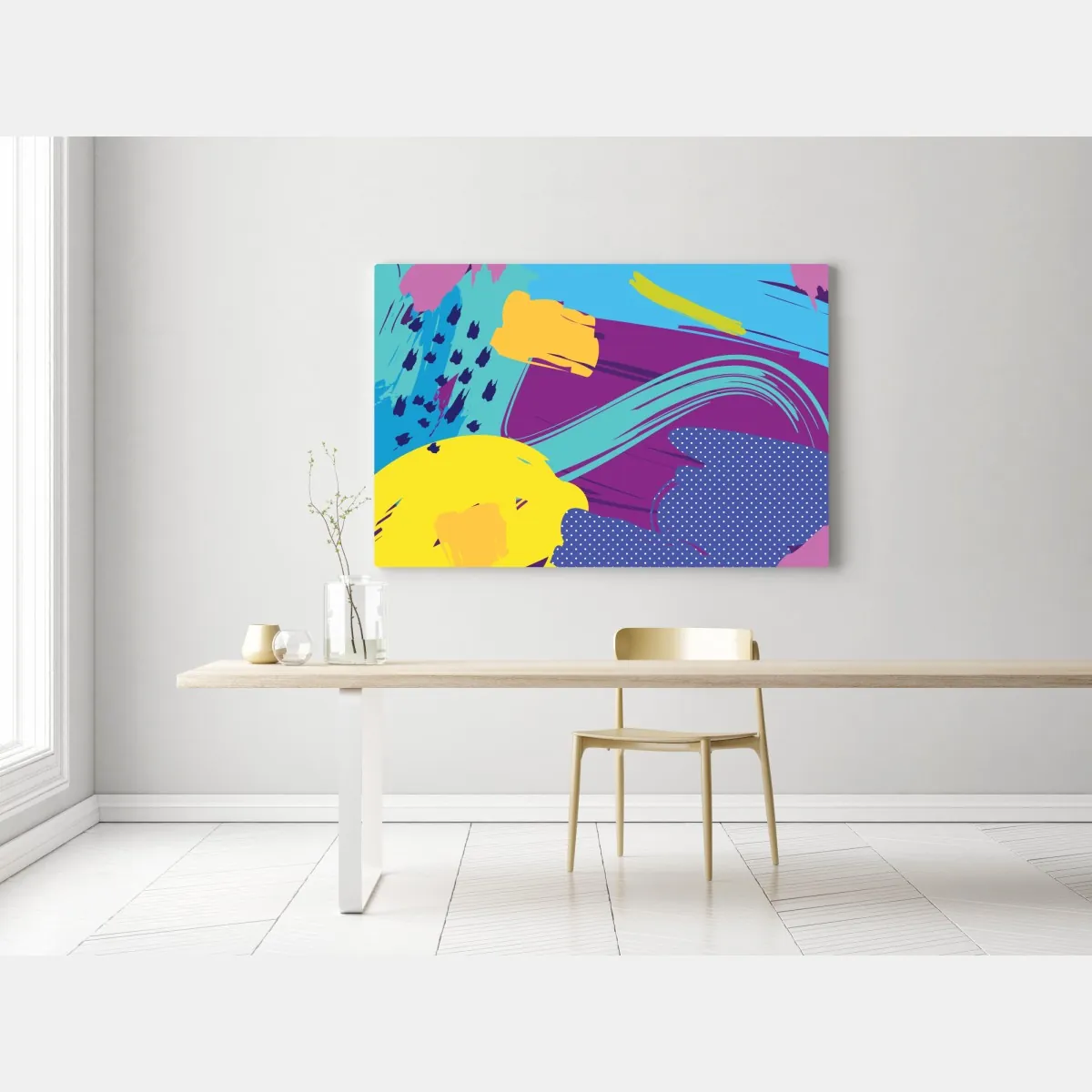 Obraz na płótnie żywa abstrakcyjna kompozycja pop-art – Wallissimo® Obraz na płótnie żywa abstrakcyjna kompozycja pop-art – Wallissimo®