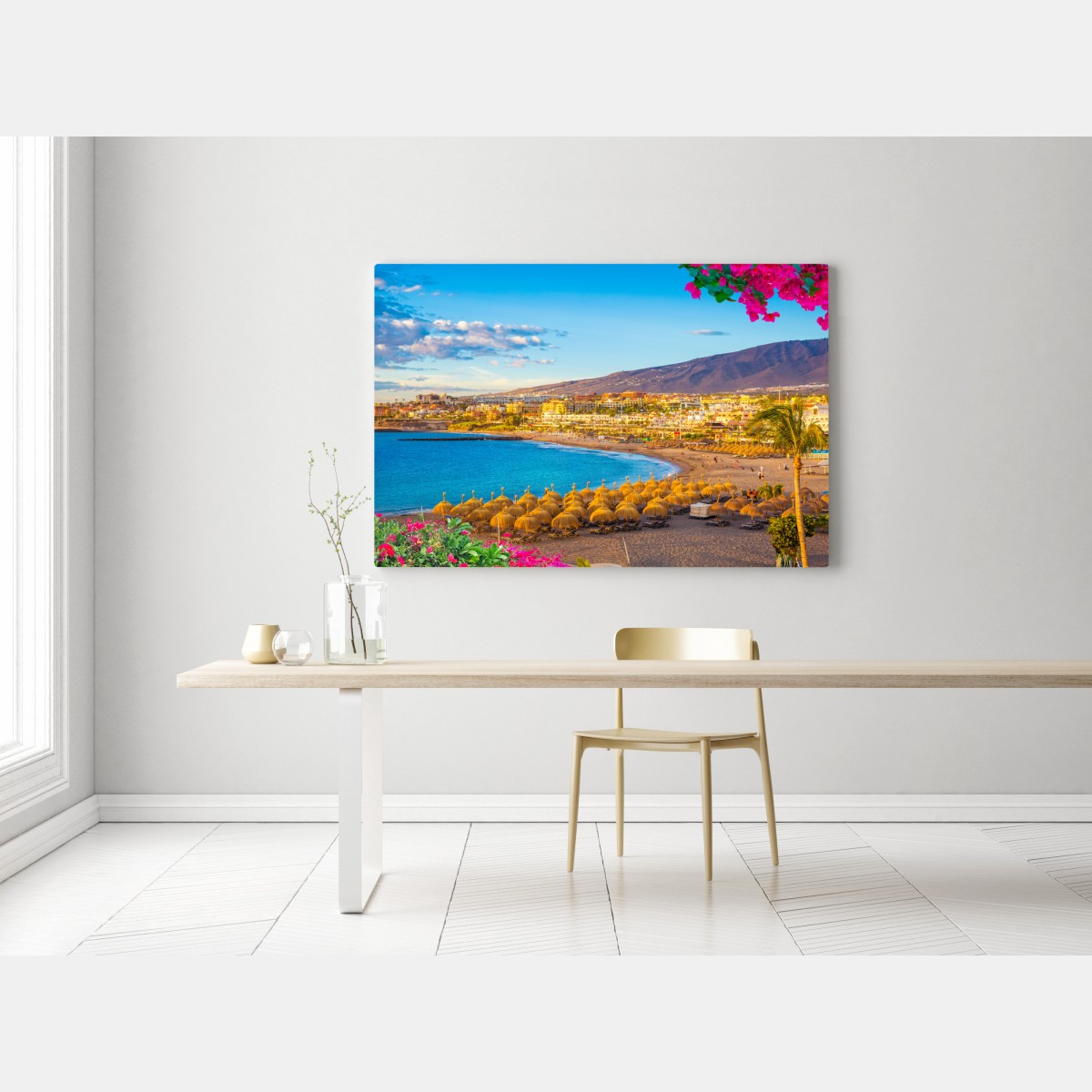 Obraz na płótnie słoneczna plaża Torviscas, Teneryfa – Wallissimo® Obraz na płótnie słoneczna plaża Torviscas, Teneryfa – Wallissimo®