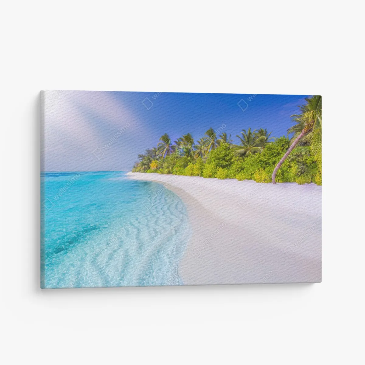 Obraz na płótnie tropikalna turkusowa plaża – Wallissimo® Obraz na płótnie tropikalna turkusowa plaża – Wallissimo®