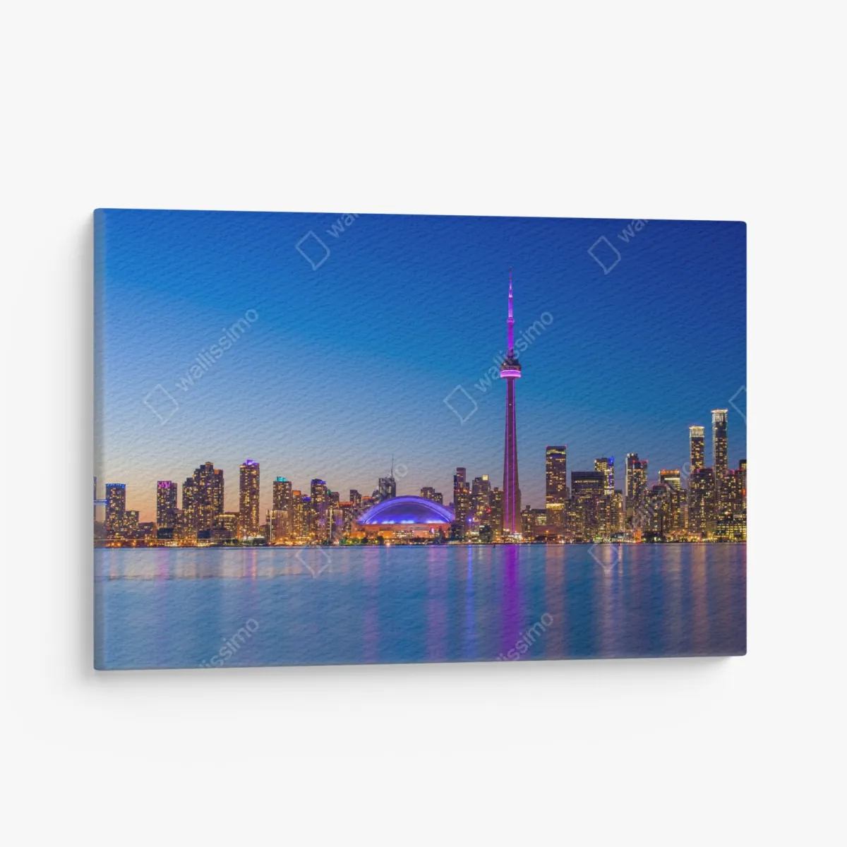 Obraz na płótnie Toronto panorama o zmierzchu – Wallissimo® Obraz na płótnie Toronto panorama o zmierzchu – Wallissimo®