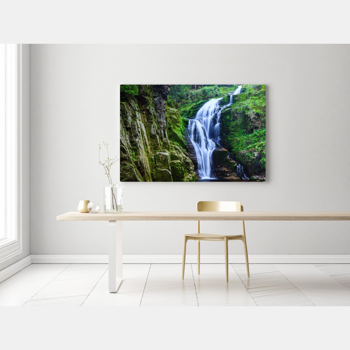 Obraz na płótnie wodospad Kamienczyk w Karkonoszach – Wallissimo® Obraz na płótnie wodospad Kamienczyk w Karkonoszach – Wallissimo®