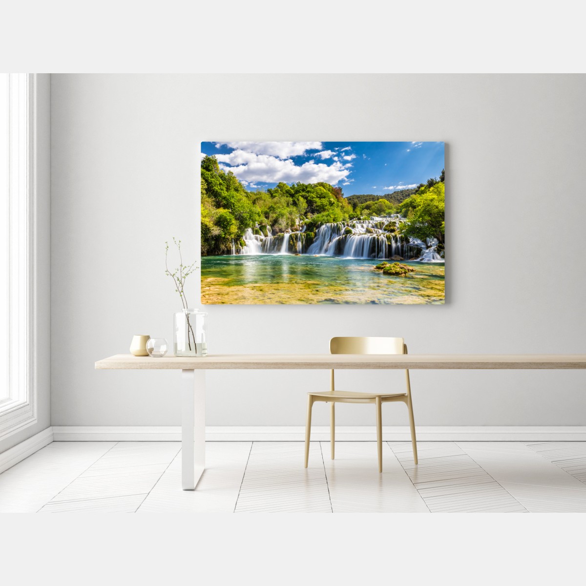 Obraz na płótnie spokojny wodospad Skradinski Buk w Parku Narodowym Krka – Wallissimo® Obraz na płótnie spokojny wodospad Skradinski Buk w Parku Narodowym Krka – Wallissimo®