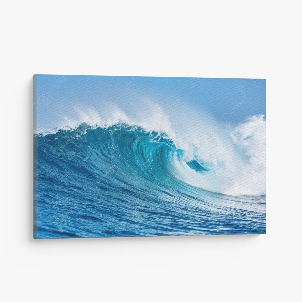 Obraz na płótnie majestatyczna turkusowa fala oceaniczna – Wallissimo® Obraz na płótnie majestatyczna turkusowa fala oceaniczna – Wallissimo®