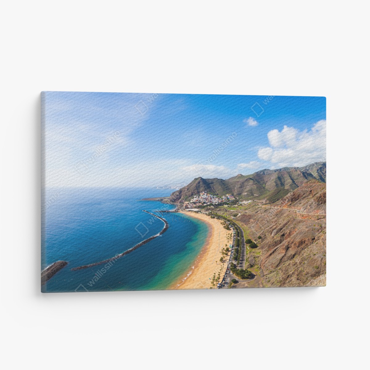 Canvas print Las Teresitas beach panorama